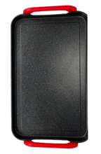 Load image into Gallery viewer, 1- SMOOTH Griddle double burner FOR ALL TYPES OF STOVES /1-Comal LISO doble GRUESO de mármol con aluminio fundido Apto para TODO TIPO DE ESTUFAS