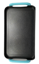 Load image into Gallery viewer, 1- SMOOTH Griddle double burner FOR ALL TYPES OF STOVES /1-Comal LISO doble GRUESO de mármol con aluminio fundido Apto para TODO TIPO DE ESTUFAS