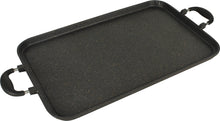 Cargar imagen en el visor de la galería, 2 pack MARBLE GRIDDLE Combo 1 AND 2 Burner rectangle & Square / Combo de 2 Neware Comales de MARMOL de 1 y 2 parrillas de 19"x11.5" Y 11" Antiadherente