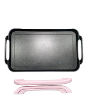 Load image into Gallery viewer, SMOOTH Griddle double burner FOR ALL TYPES OF STOVES / Comal LISO doble GRUESO de mármol con aluminio fundido Apto para TODO TIPO DE ESTUFAS