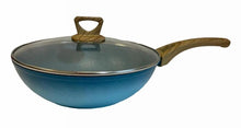 Cargar imagen en el visor de la galería, NEWARE bigger TURQUOISE Terracotta 10 Piece Cooking Set with GRIDDLE / Batería mas GRANDE de 10 piezas de TURQUESA Terracotta con COMAL