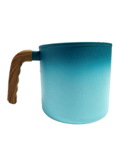 Cargar imagen en el visor de la galería, NEWARE Terracotta TURQUOISE 12 Piece Cooking Set with Milk Cup/ Batería TURQUESA de 12 piezas de Terracotta con POCILLO
