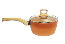 Load image into Gallery viewer, NEWARE bigger TERRACOTTA 10 Piece Cooking Set with GRIDDLE / Batería mas GRANDE de 10 piezas de Terracotta con COMAL