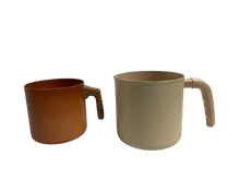 Load image into Gallery viewer, NEWARE Terracotta CREAM Milk Cup or warming cup/ Pocillo Para calentar de 6" CREMA