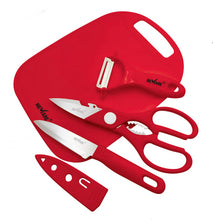 Cargar imagen en el visor de la galería, TRAVEL cutting BOARD knife SET/ JUEGO portátil de CUCHILLO y tabla