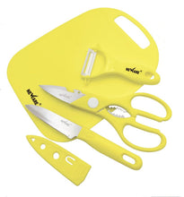 Cargar imagen en el visor de la galería, TRAVEL cutting BOARD knife SET/ JUEGO portátil de CUCHILLO y tabla