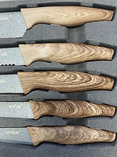 Cargar imagen en el visor de la galería, GREY DIAMOND coated NON-STICK 6 piece KNIFE set/ juego de CUCHILLOS de 6 piezas de DIAMANTE GRIS