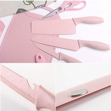 Load image into Gallery viewer, 7 Piece kitchen knife set/Juego de cuchillos de 7 piezas