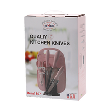 Load image into Gallery viewer, 7 Piece kitchen knife set/Juego de cuchillos de 7 piezas
