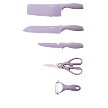 Load image into Gallery viewer, 7 Piece kitchen knife set/Juego de cuchillos de 7 piezas