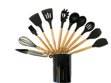 Cargar imagen en el visor de la galería, Neware Silicon 12 Piece Kitchen Utensil Set/ Juego de 12 piezas  Utensilios de Siliconia para la cocina