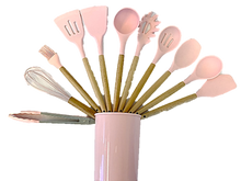 Cargar imagen en el visor de la galería, Neware Silicon 12 Piece Kitchen Utensil Set/ Juego de 12 piezas  Utensilios de Siliconia para la cocina