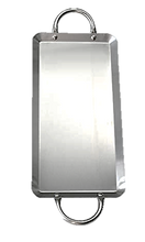 Load image into Gallery viewer, Neware Stainless Steel 23"X13" (58cmX33cm) RECTANGLE Griddle/ Comal RECTANGULAR de Acero Inoxidable de 23"X13" (58cmX33cm)