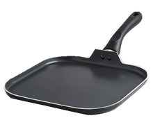 Cargar imagen en el visor de la galería, Neware 2 pack combo Square & Rectangular Griddle Basic-  /Paquete de 2 COMALES cuadrados y rectangular antiadherentes SENCILLOS NO apto para estufas ELECTRICAS