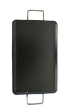 Cargar imagen en el visor de la galería, Neware 19" x 11.5" Nonstick BASIC Double Griddle/ Comal SENCILLO para doble parrilla NO apto para TODO estufas ELECTRICAS