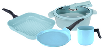 Cargar imagen en el visor de la galería, JADECOOK 5 piece COOKWARE - Bateria de 5 piezas de JADE