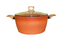 Cargar imagen en el visor de la galería, NEWARE Terracotta 11"/28cm Casserole Nonstick Pot /Cazuela GRANDE de 11"