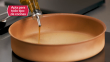 Cargar imagen en el visor de la galería, NEWARE Terracotta SMALL Baking Pan 11" Oven safe/ Bandeja CHICA para hornear de 11"