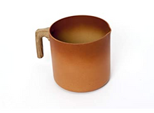 Cargar imagen en el visor de la galería, NEWARE Terracotta Milk Cup or warming cup/ Pocillo Para calentar de 6"