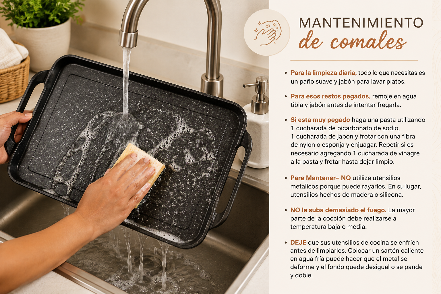 Mantenimiento de Comales