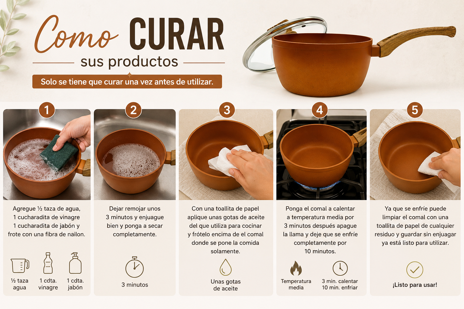 Como curar sus productos