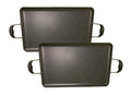 2-PACK Large Heavy Gauge Marble Griddle/ PAQUETE de 2 Comales Grandes de Mármol Grueso