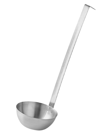 Stainless Steel Ladle Serving Spoon/ Cucharon para caldos GRANDE de 32 oz.