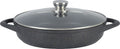 Cast Aluminum Pot with Marble Coating and Lid