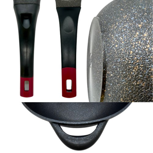 Non-stick Marble Wok