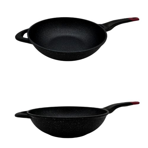 Non-stick Marble Wok