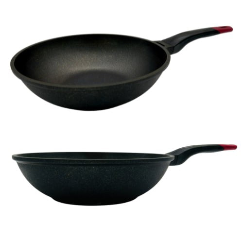 Non-stick Marble Wok