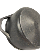 Cargar imagen en el visor de la galería, NEWARE Cast Aluminum MARBLE Pots Available in 5 Sizes /  NEWARE Macetas de aluminio fundido MÁRMOL disponibles en 5 tamaños
