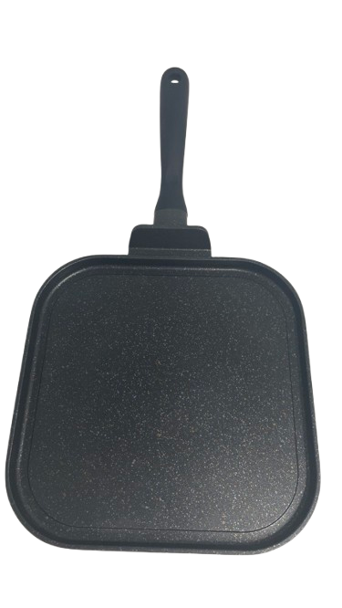 11" Nonstick MARBLE Square Comal Griddle for ALL types of stoves/ COMAL cuadrado de MARMOL para TODO tipo de estufas
