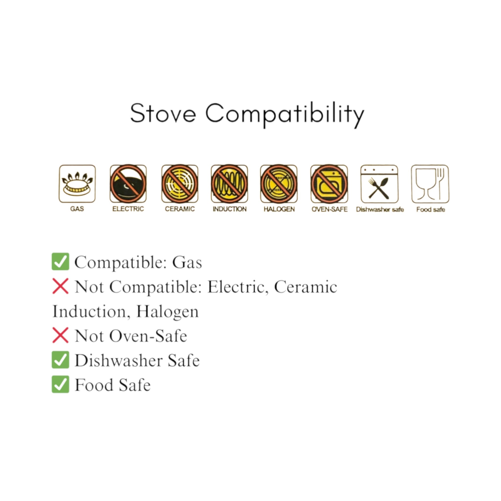 Nonstick Marble Griddle for Two Burners – Gas Stoves Only