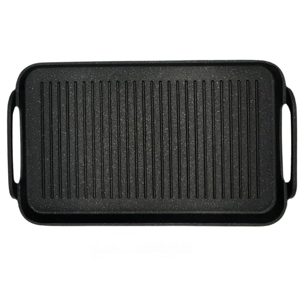 1 RIBBED double MARBLE griddle For ALL types of stoves /1-COMAL acanalado de MARMOL de DOBLE parrilla para TODO tipo de ESTUFAS