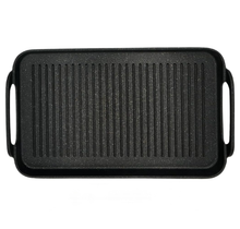 Load image into Gallery viewer, 1 RIBBED double MARBLE griddle For ALL types of stoves /1-COMAL acanalado de MARMOL de DOBLE parrilla para TODO tipo de ESTUFAS

