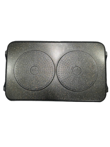 Neware 11/28cm Marble Round Griddle - 2 Pack for ALL types of stoves/  Comales REDONDOS de 11 de MARMOL para TODO tipo de estufas