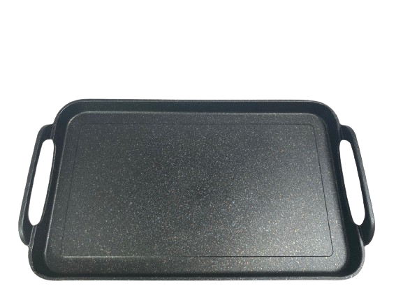 Set of 2 Marble Griddles – Flat and Grill