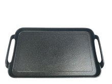Cargar imagen en el visor de la galería, 2 pack- RIBBED &amp; SMOOTH double MARBLE griddles FOR ALL STOVES / 2 COMALES combo ACANALADO y LISO de MARMOL de DOBLE parrilla apto para TODO TIPO DE ESTUFAS!!!
