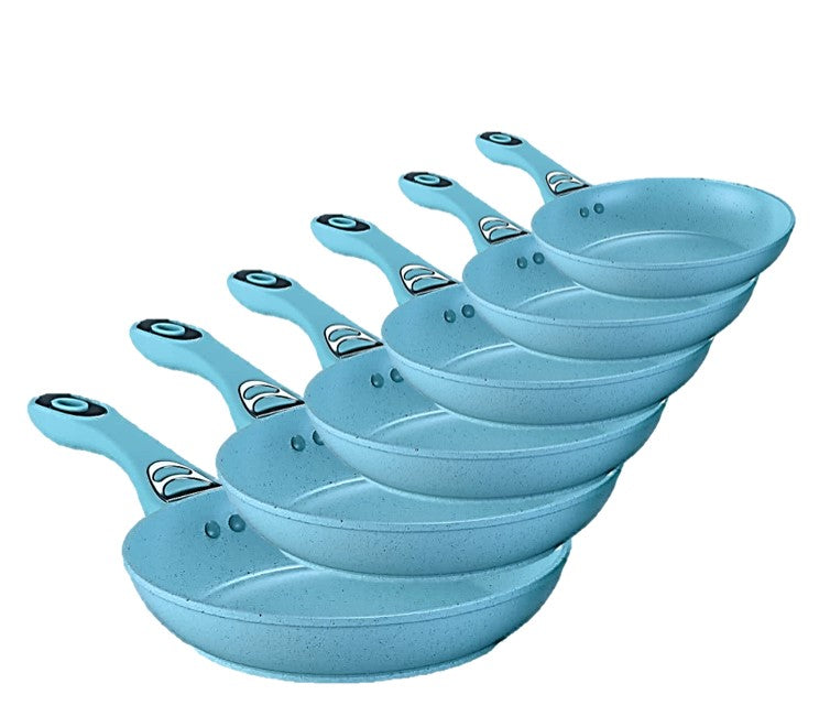 6 piece set of Fry pans/ Juego de 6 Sartenes para TODO tipo de estufa
