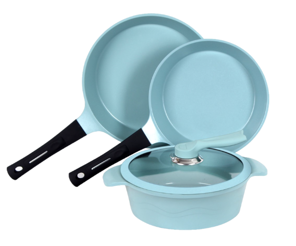 JADECOOK 4-Piece Nonstick Cookware Set