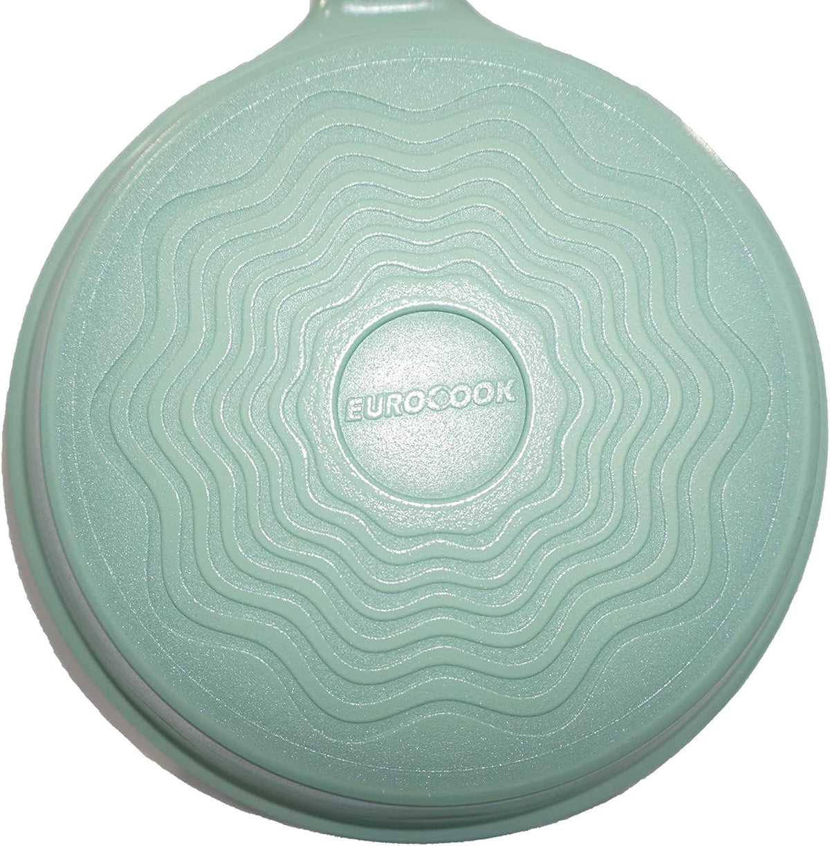 EUROCOOK Jade Powder-coated Ceramic Non-Stick Cookware Set, 3-Piece PFOA-Free Frying Pans