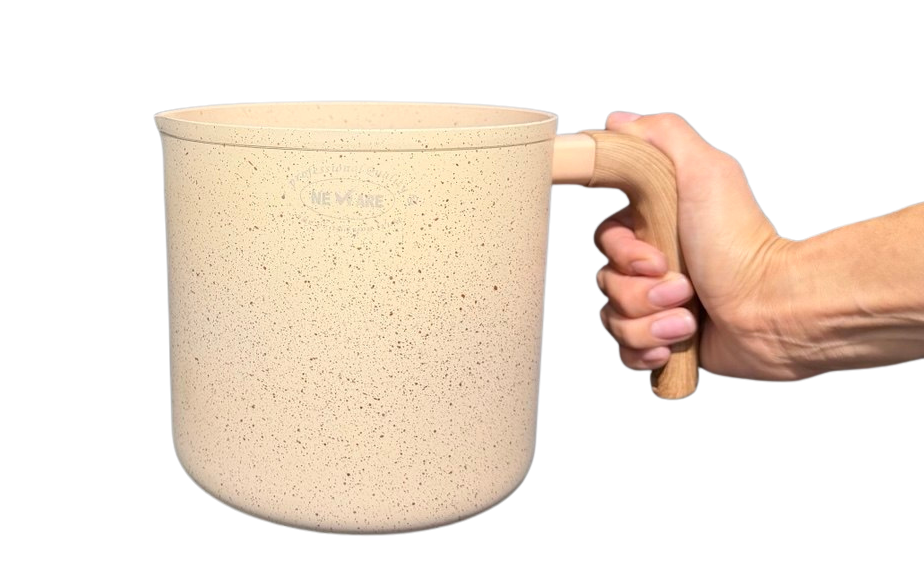 6.5" Heating Pot - Cream
