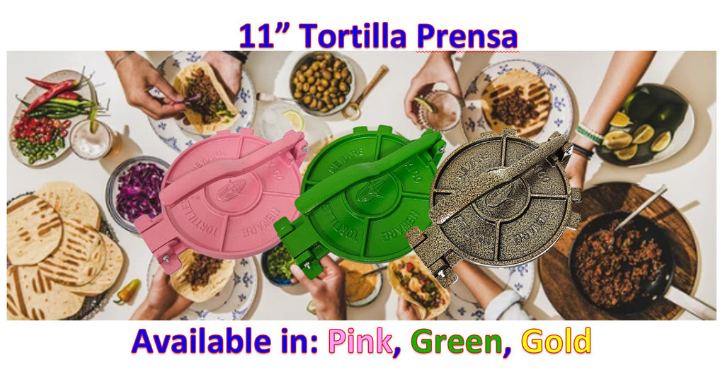 Large 11" / 28 cm Cast Iron Tortilla Press