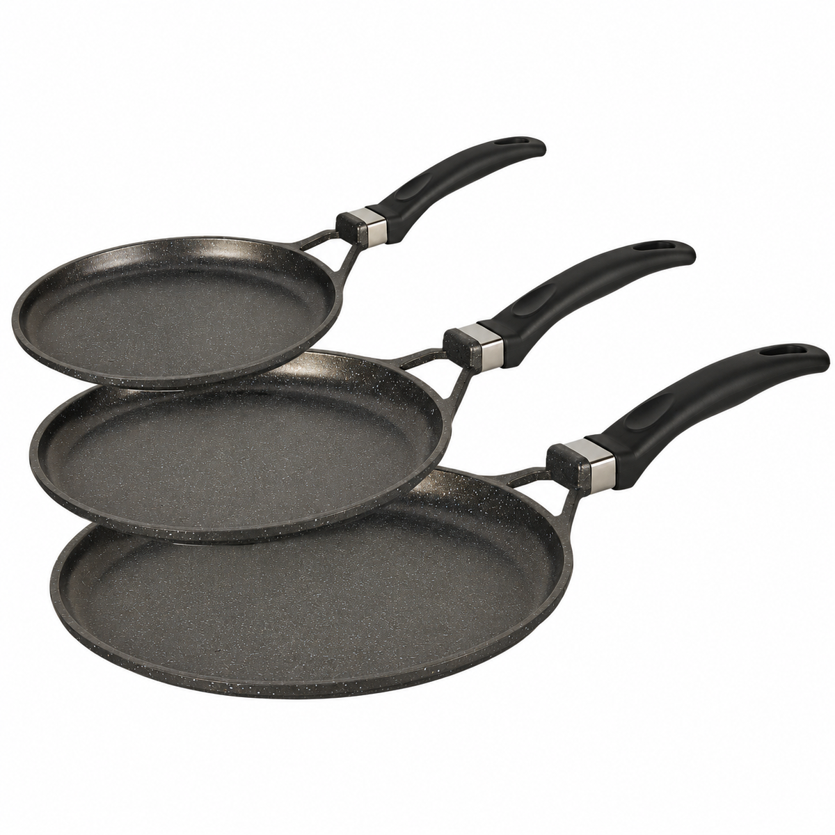 Set of 3 Round Marble Griddles