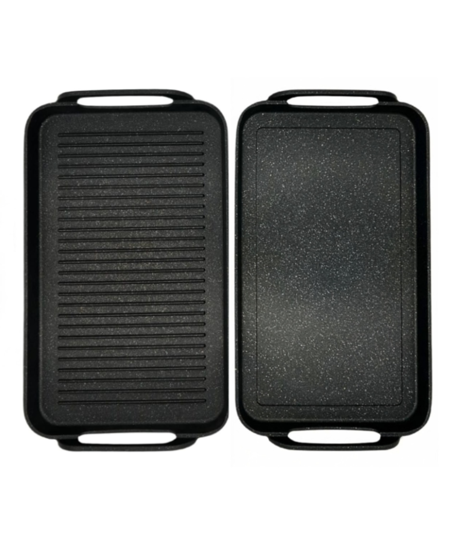 Set of 2 Marble Griddles – Flat and Grill