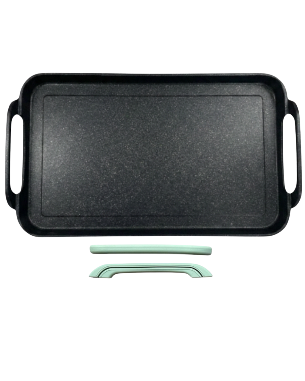 Neware Marble Flat Griddle for Two Burners
