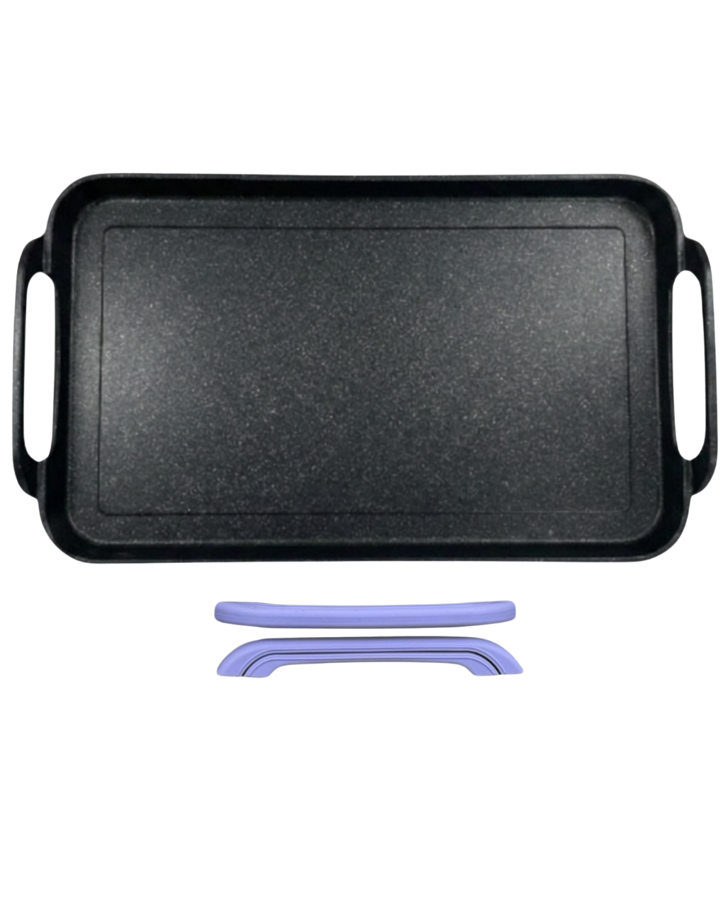 Neware Marble Flat Griddle for Two Burners