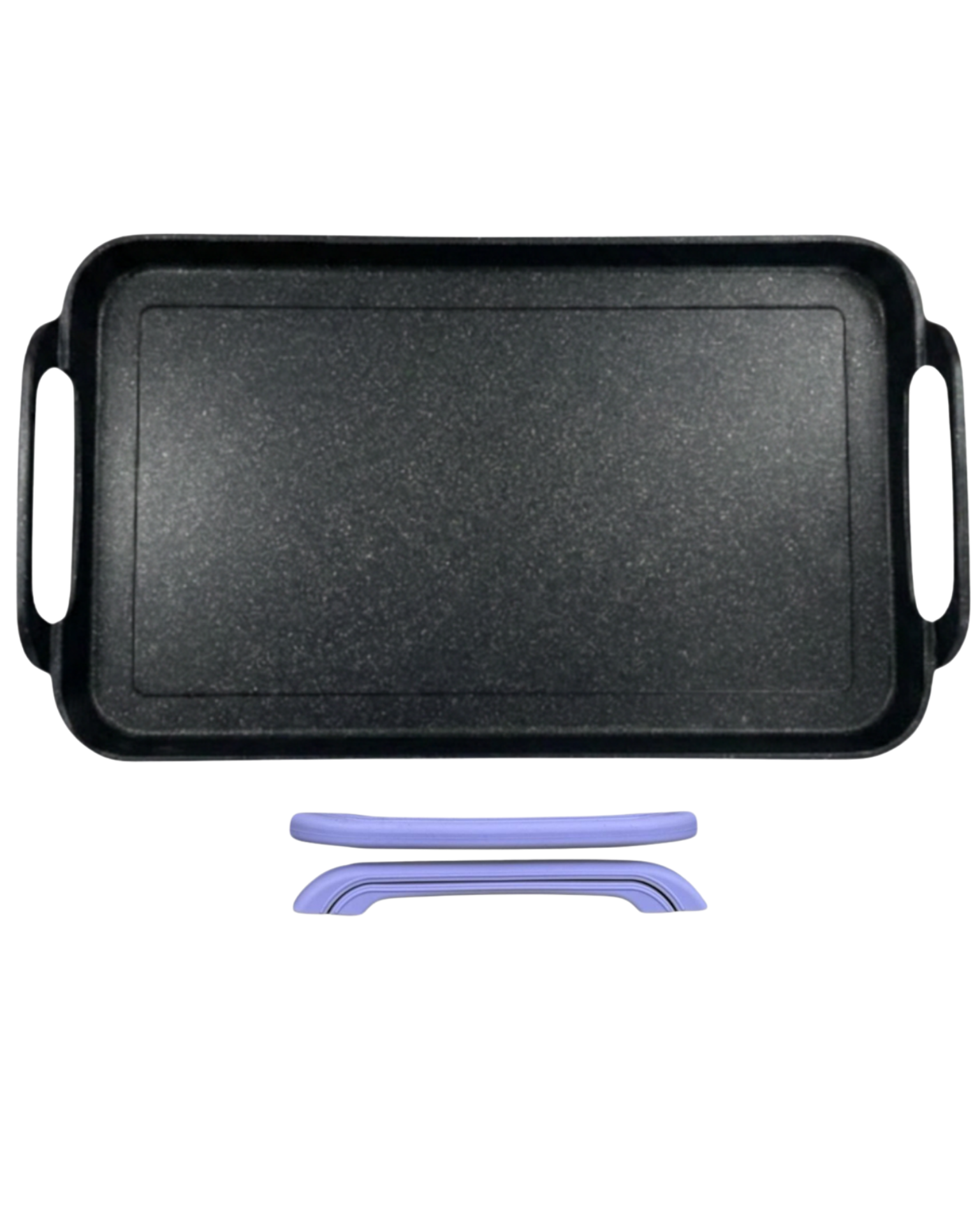Neware Marble Flat Griddle for Two Burners