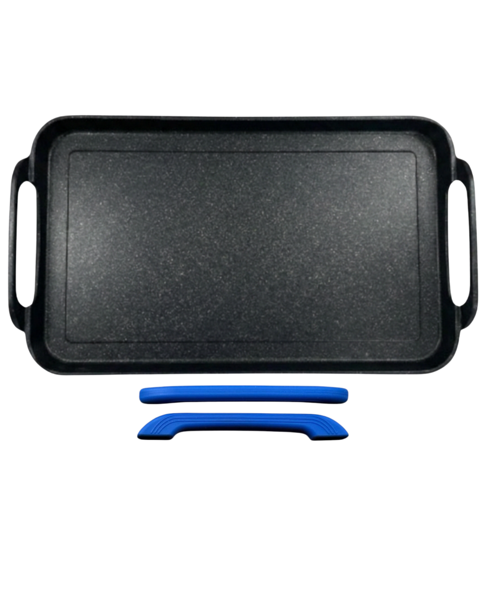 Neware Marble Flat Griddle for Two Burners